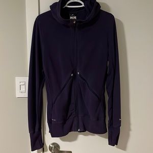 NIKE DRI FIT ZIP UP HOODIE JACKET / SWEATER
